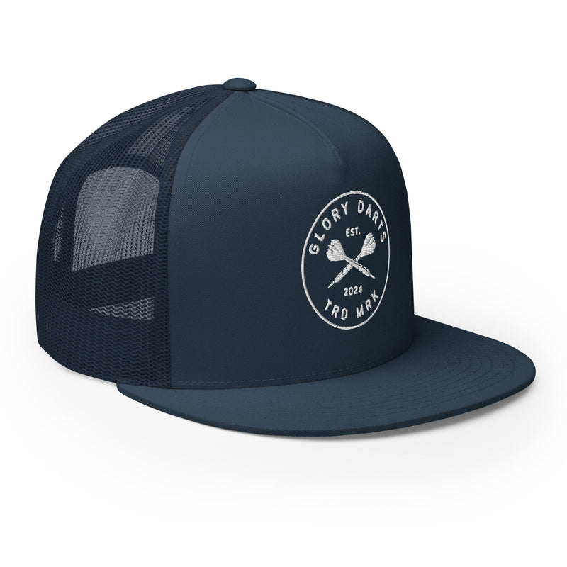 Glory Darts - Linear Trucker-Cap White
