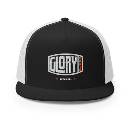 Glory Darts - Badge Trucker-Cap Orange