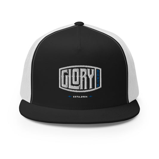 Glory Darts - Badge Trucker-Cap Blue