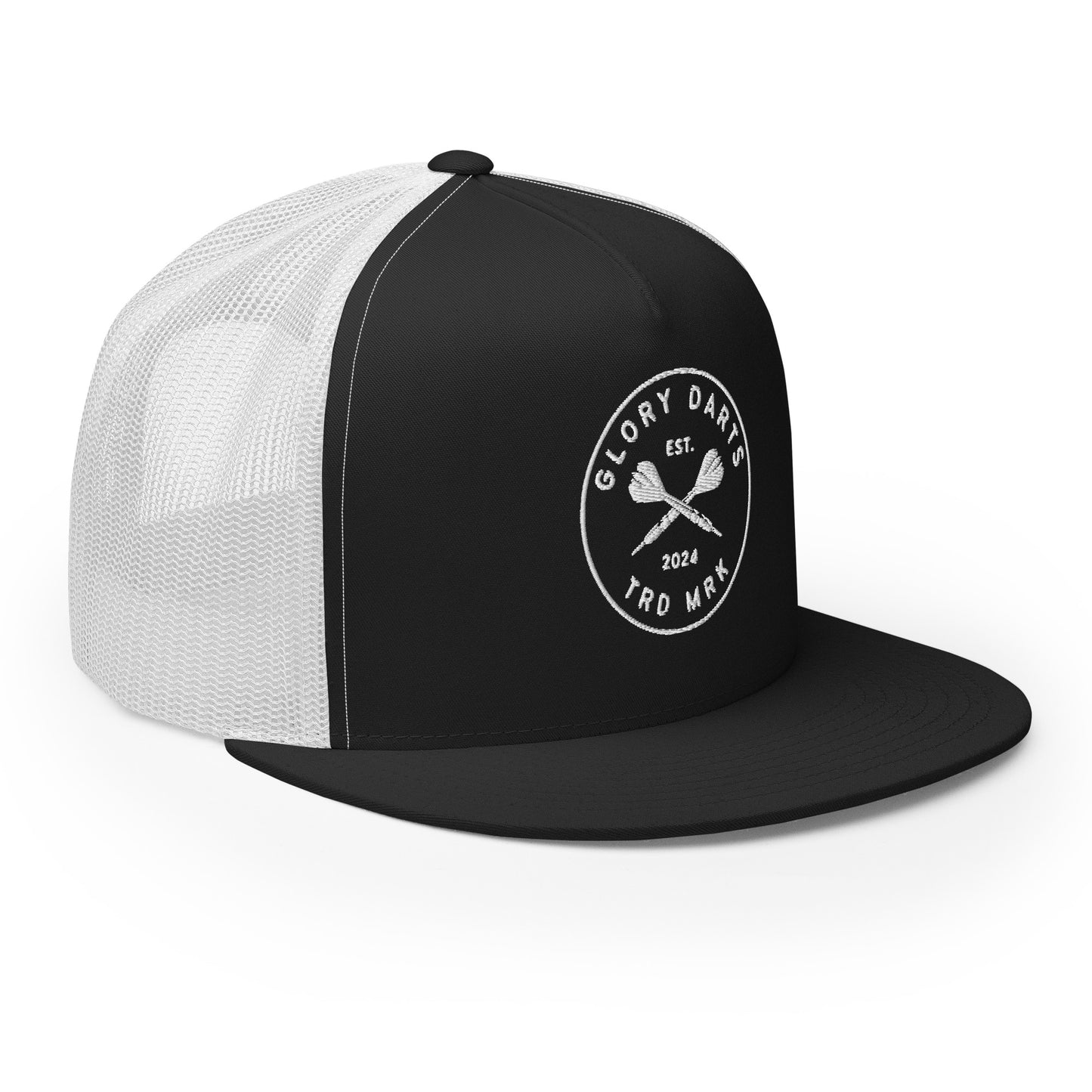 Glory Darts - Linear Trucker-Cap White