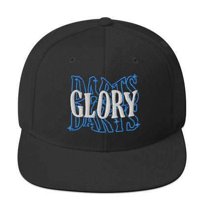 Glory Darts - Blurred Snapback-Cap Blue