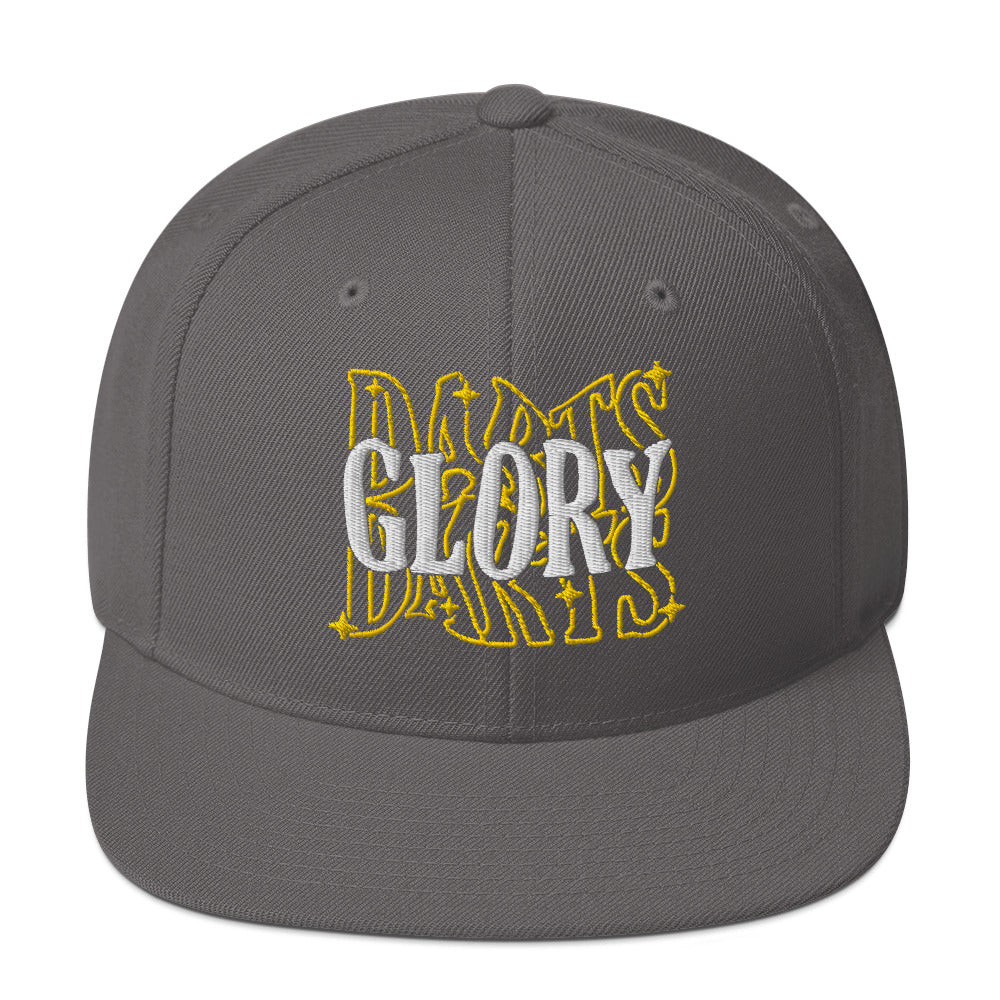 Glory Darts - Blurred Snapback-Cap Yellow