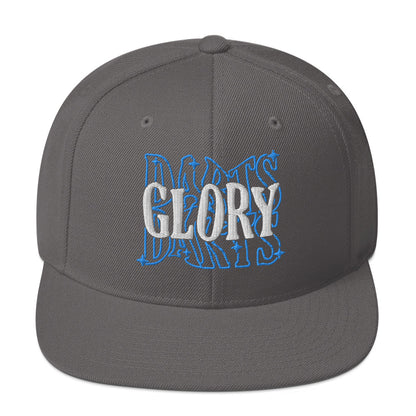 Glory Darts - Blurred Snapback-Cap Blue