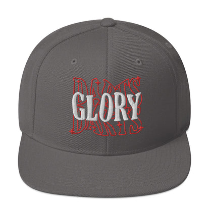 Glory Darts - Blurred Snapback-Cap Red