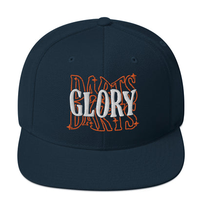 Glory Darts - Blurred Snapback-Cap Orange