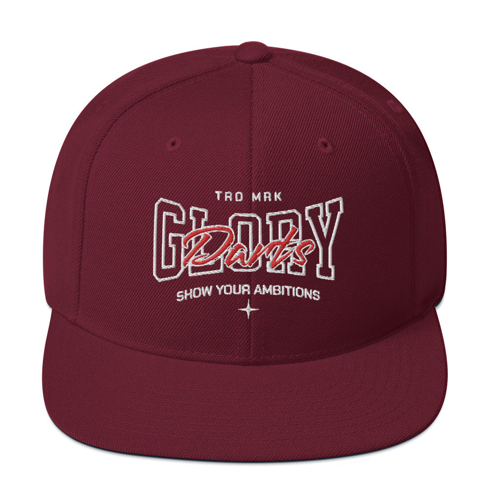 Glory Darts - Ambitions Snapback-Cap Red