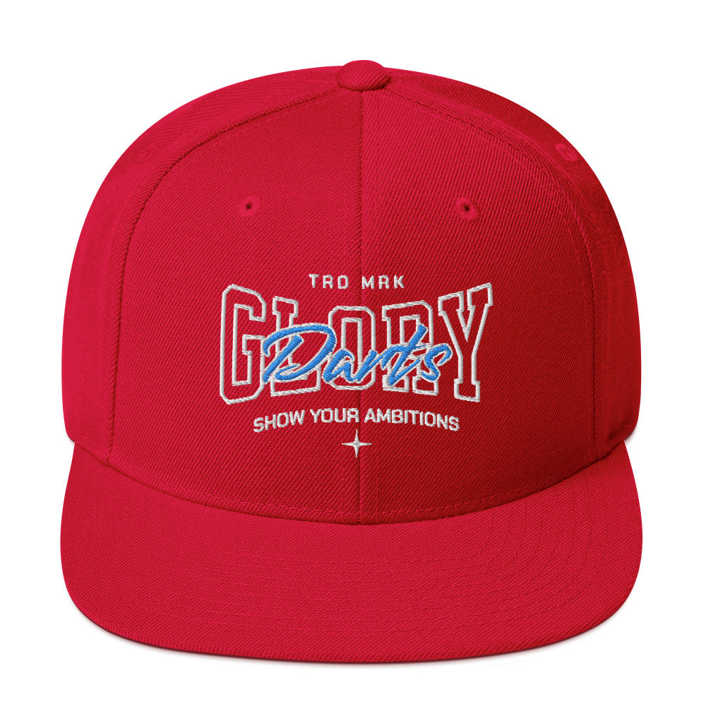 Glory Darts - Ambitions Snapback-Cap Blue