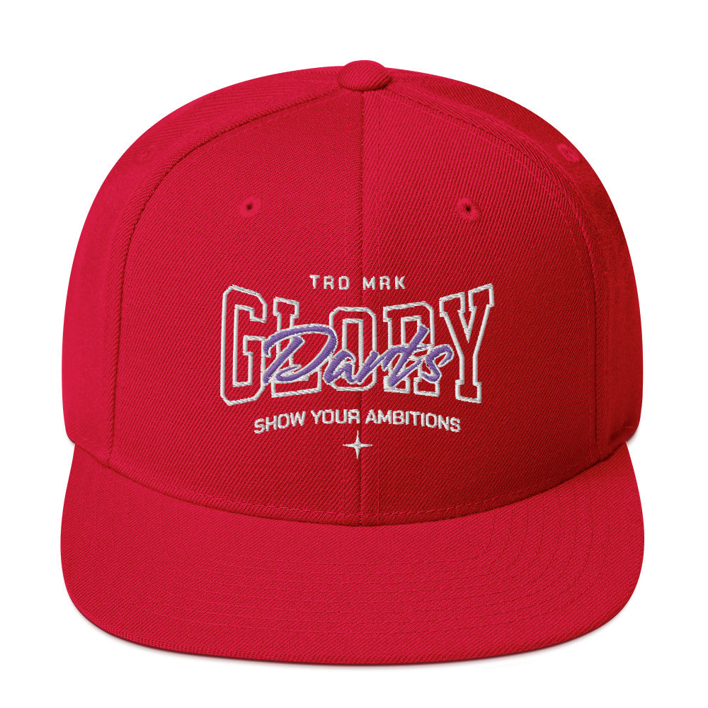 Glory Darts - Ambitions Snapback-Cap Purple