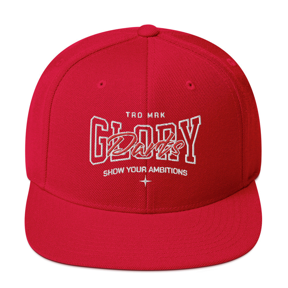 Glory Darts - Ambitions Snapback-Cap Red