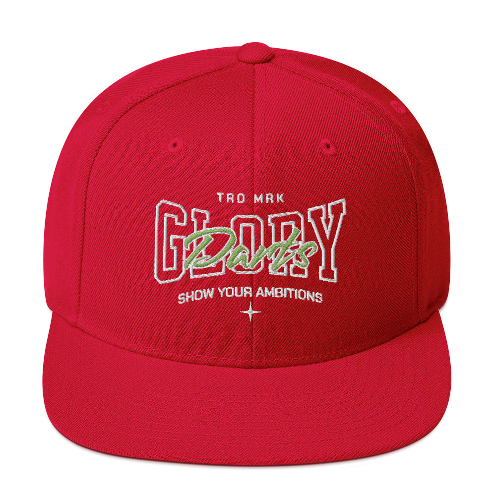 Glory Darts - Ambitions Snapback-Cap Green