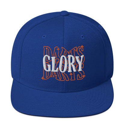 Glory Darts - Blurred Snapback-Cap Orange