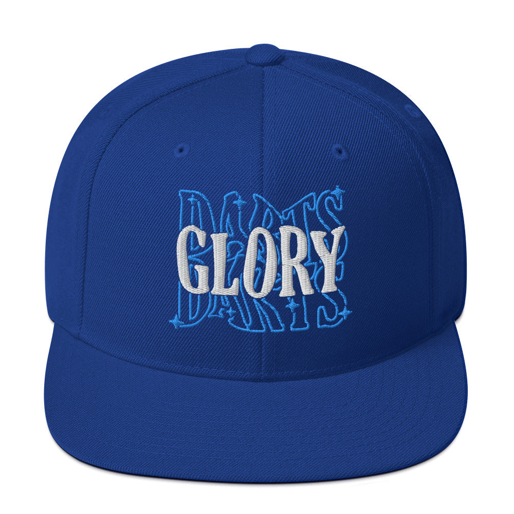 Glory Darts - Blurred Snapback-Cap Blue