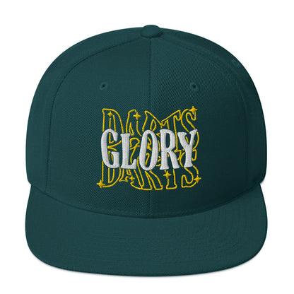 Glory Darts - Blurred Snapback-Cap Yellow