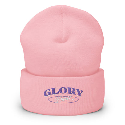 Glory Darts - Trueb Beanie Purple White