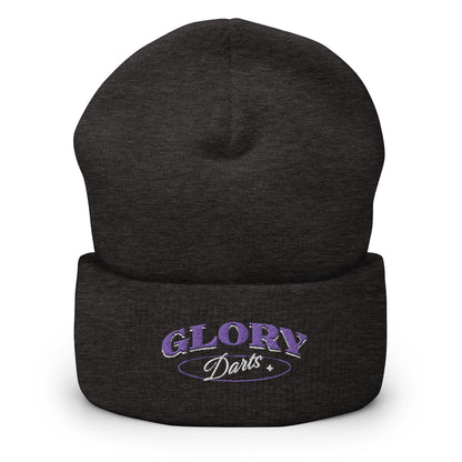 Glory Darts - Trueb Beanie Purple White