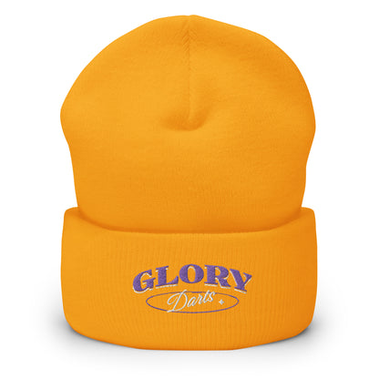 Glory Darts - Trueb Beanie Purple White