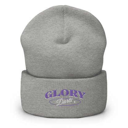 Glory Darts - Trueb Beanie Purple White