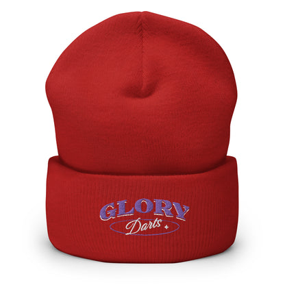 Glory Darts - Trueb Beanie Purple White