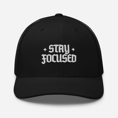 Glory Darts - Stay Focused Retro Trucker-Cap