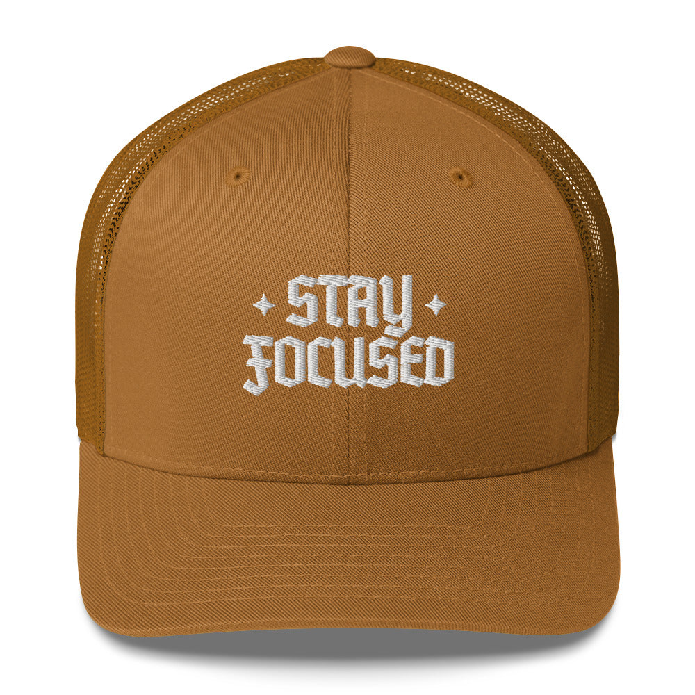 Glory Darts - Stay Focused Retro Trucker-Cap