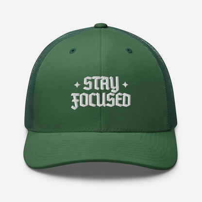 Glory Darts - Stay Focused Retro Trucker-Cap