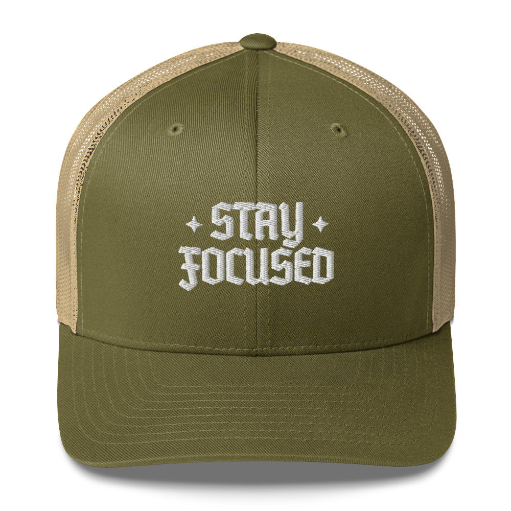 Glory Darts - Stay Focused Retro Trucker-Cap