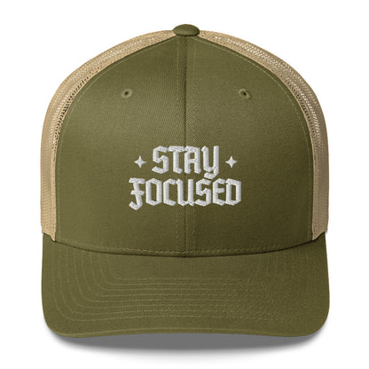 Glory Darts - Stay Focused Retro Trucker-Cap