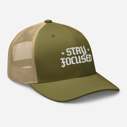 Glory Darts - Stay Focused Retro Trucker-Cap