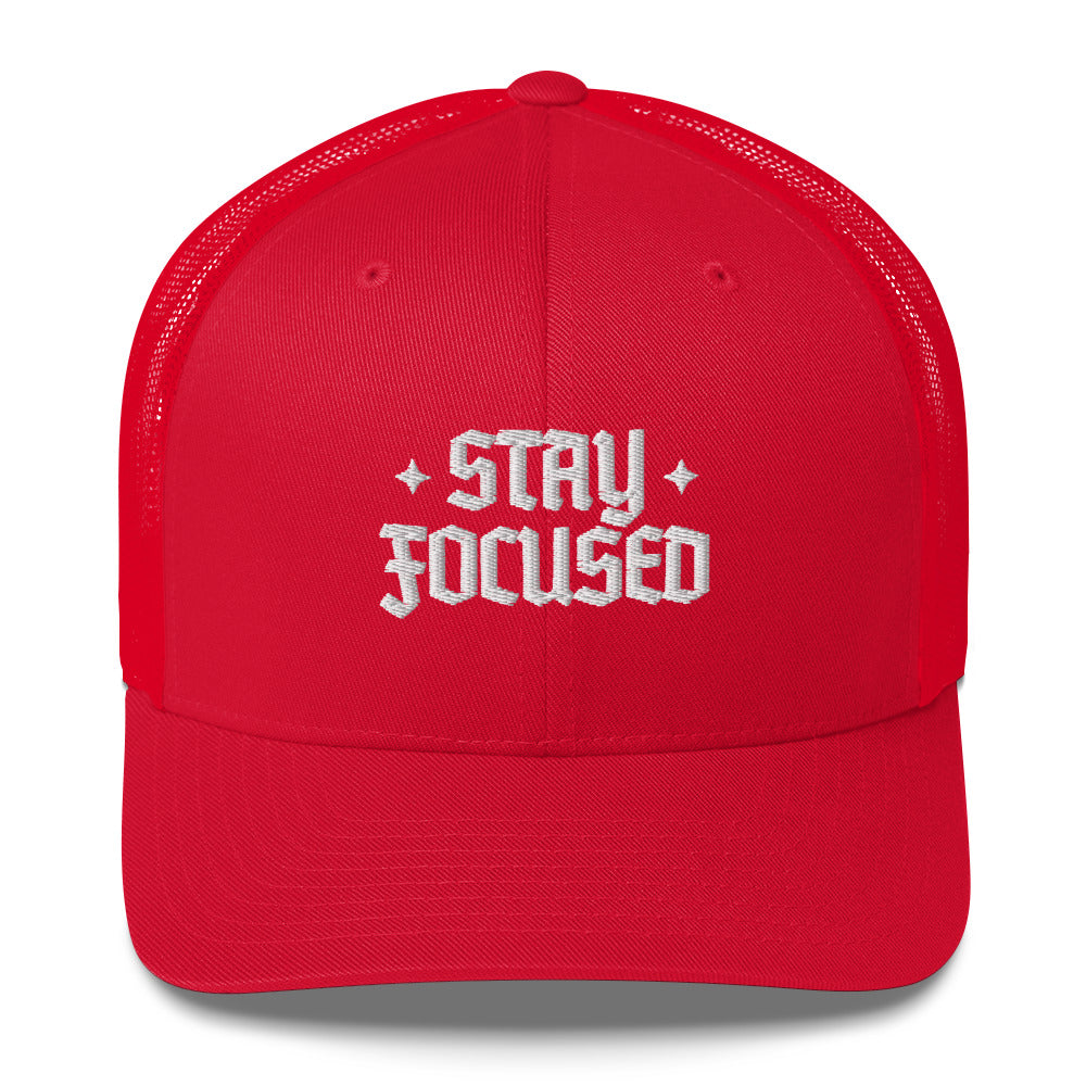 Glory Darts - Stay Focused Retro Trucker-Cap