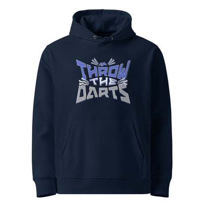 Glory Darts - Throw The Dart Hoodie Blue Grey